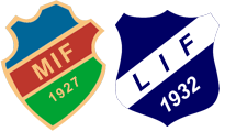 Fotbollslagen Morups IF och Långås IF.
